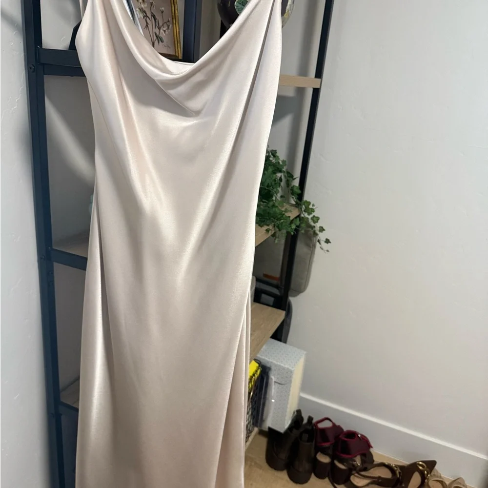Alice + Olivia Cream Backless Dress - Picture 2 of 7
